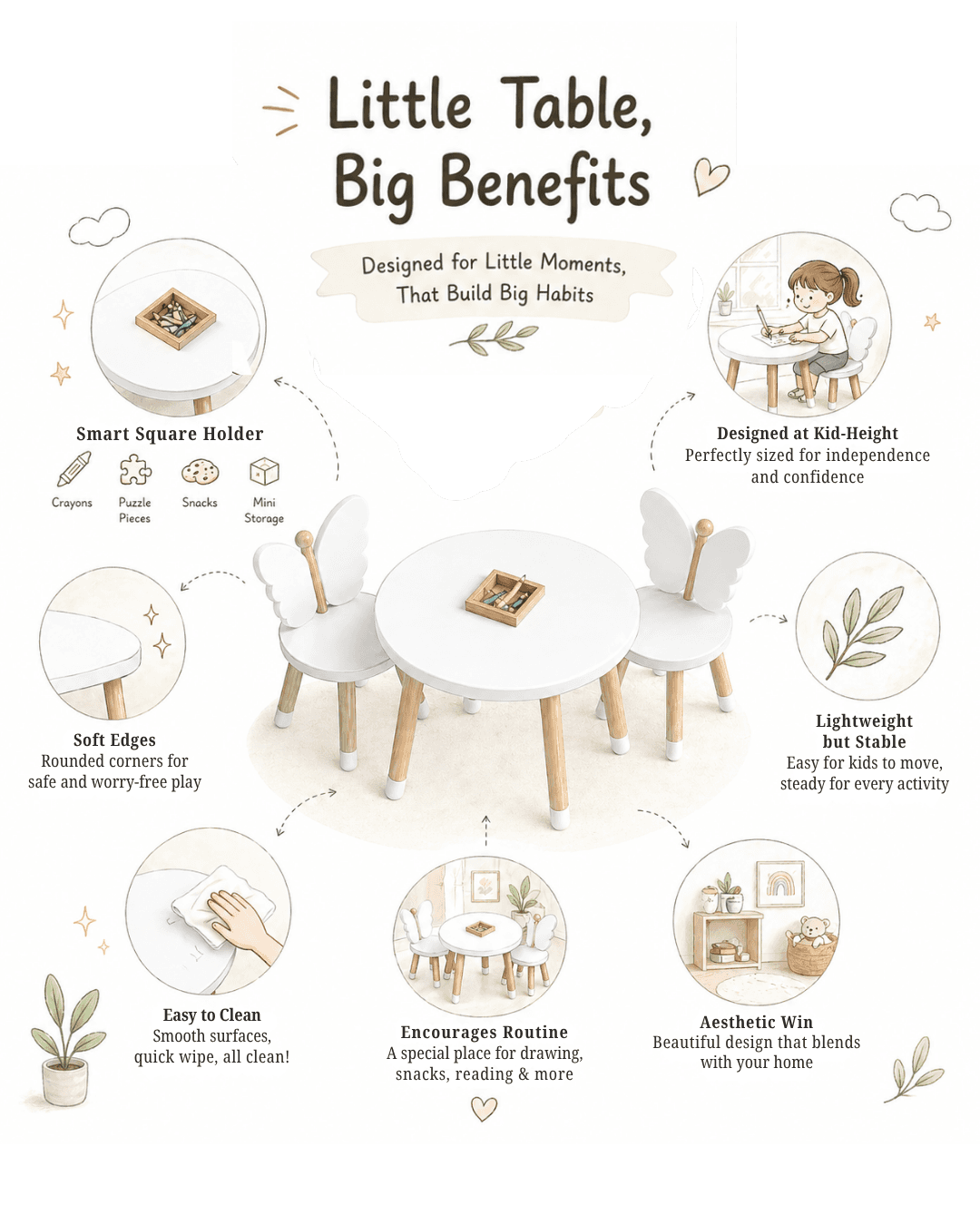 Butterfly Chair & Table Set — image 12