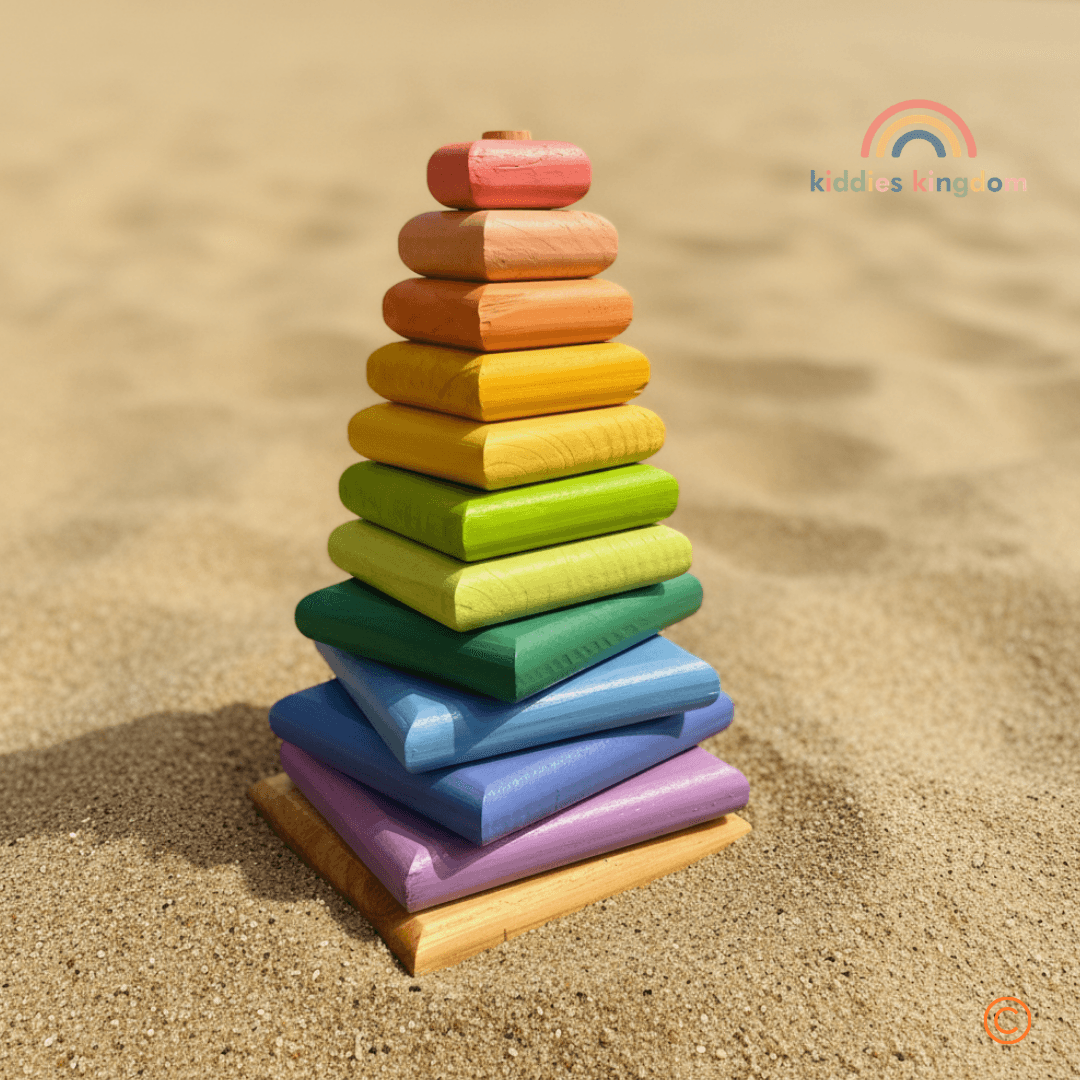Montessori Balance Wooden Stones — image 3