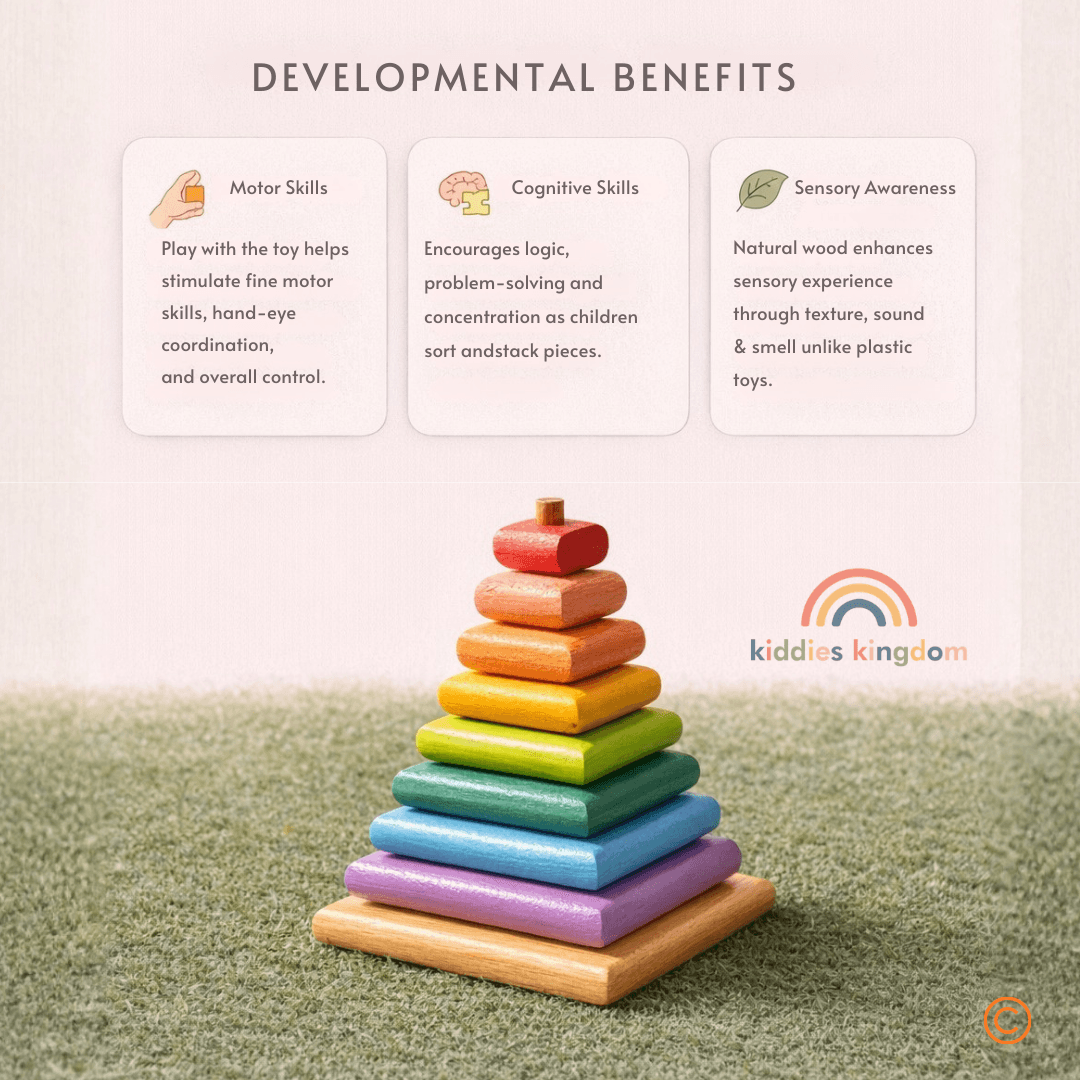 Montessori Balance Wooden Stones — image 4