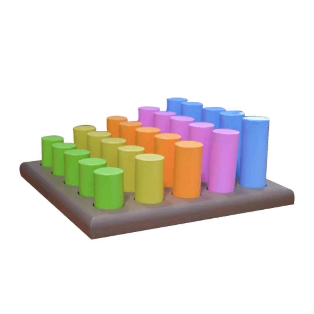 Rainbow Peg Board