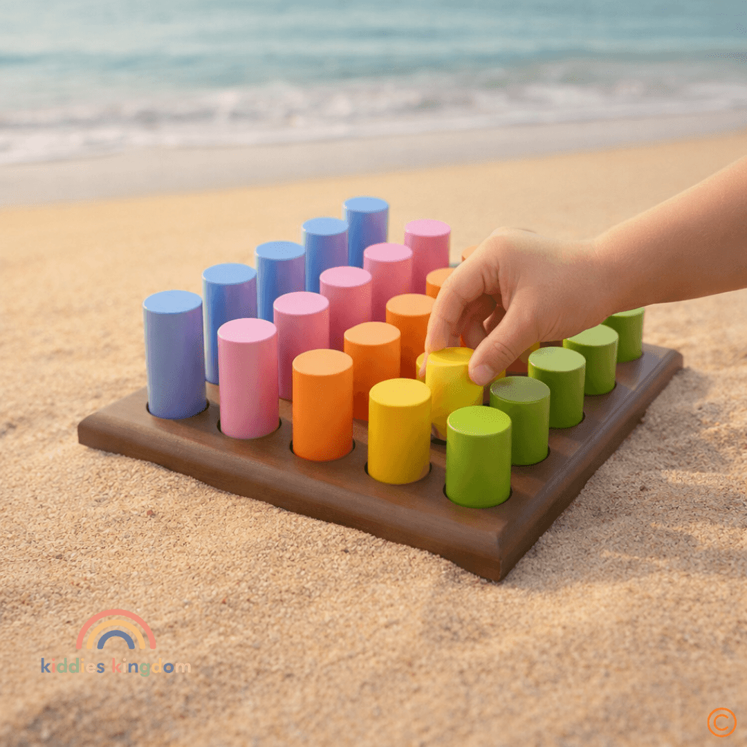 Rainbow Peg Board — image 2