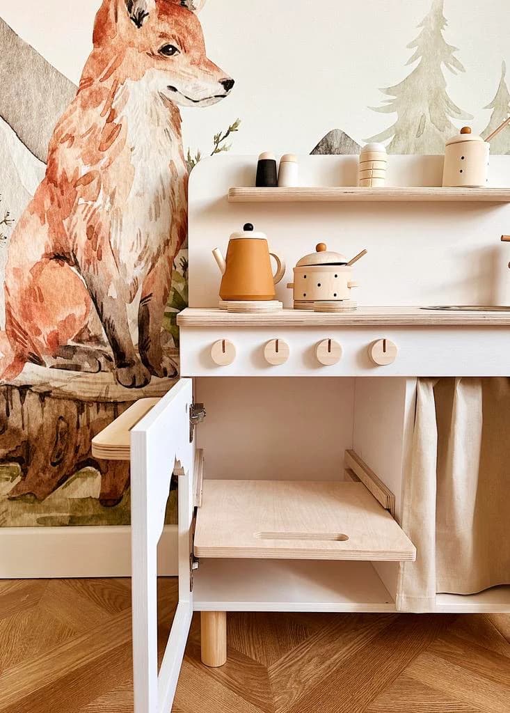 Wooden Kids Play Kitchen — image 2