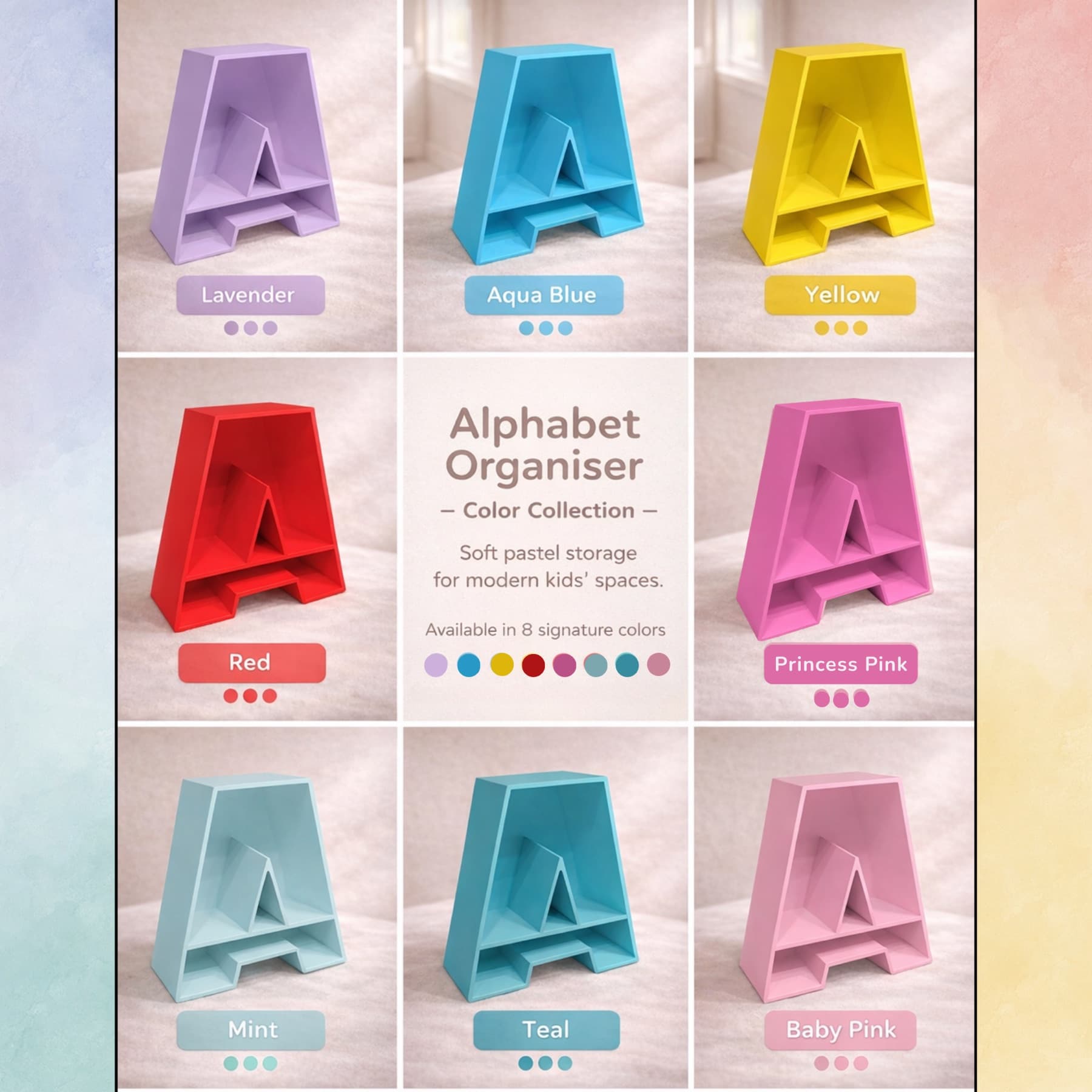 Alphabet Shelf Letter A alternate