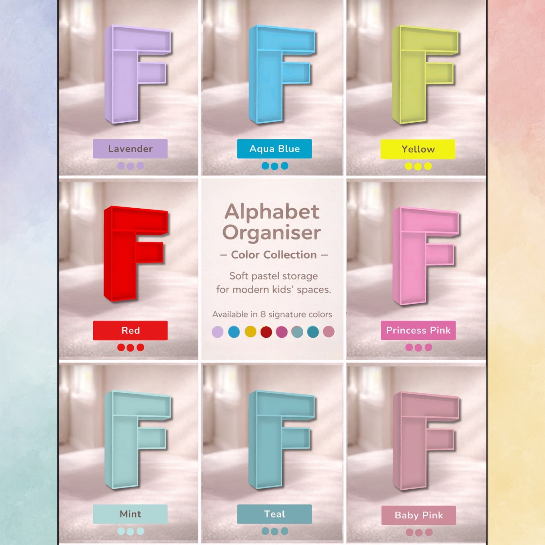 Alphabet Shelf Letter F alternate