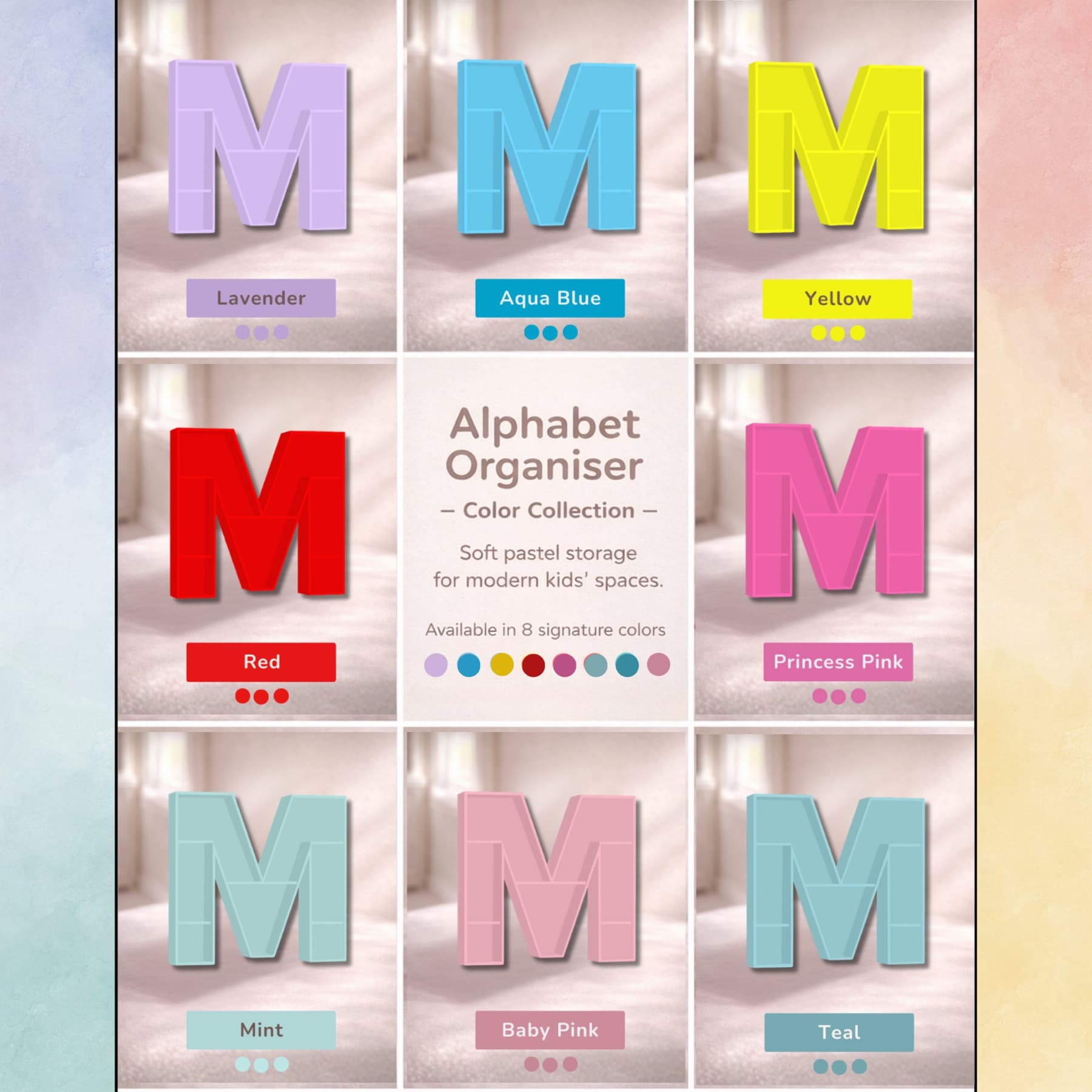 Alphabet Shelf Letter M alternate