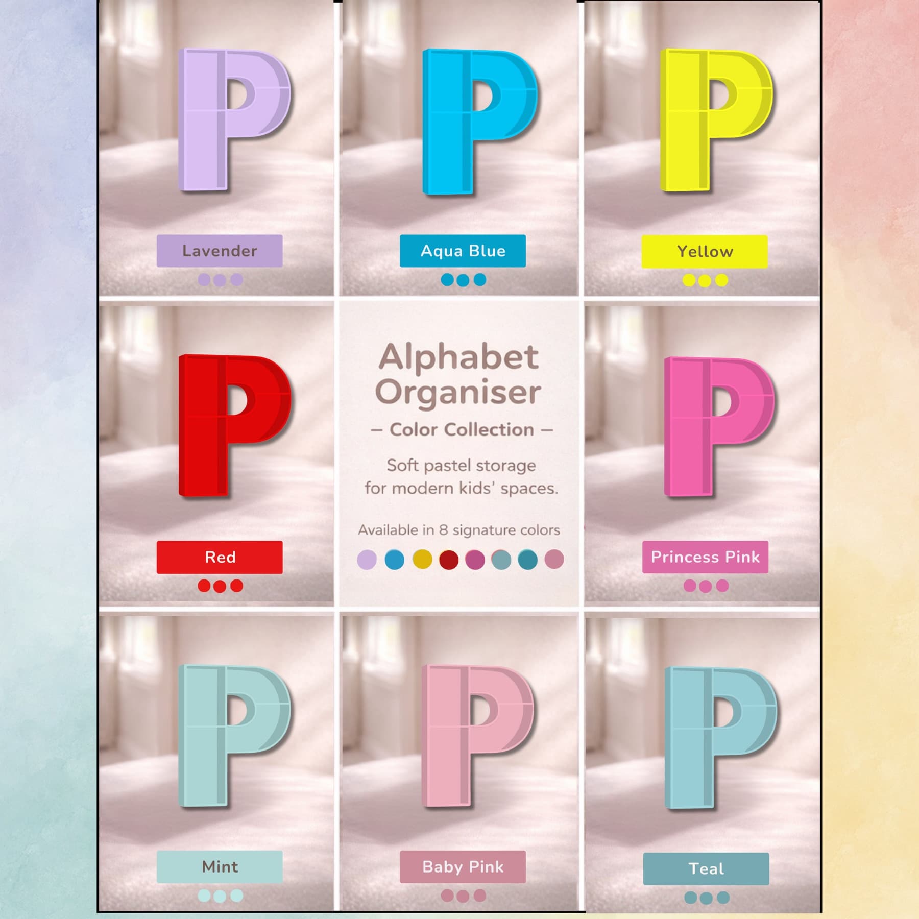 Alphabet Shelf Letter P alternate