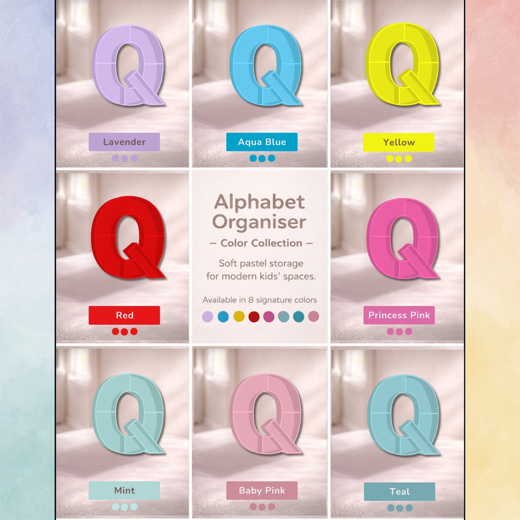 Alphabet Shelf Letter Q alternate