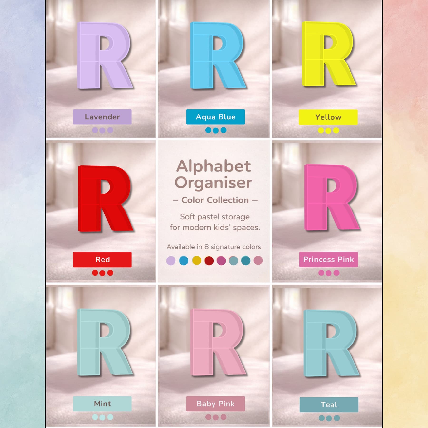 Alphabet Shelf Letter R alternate