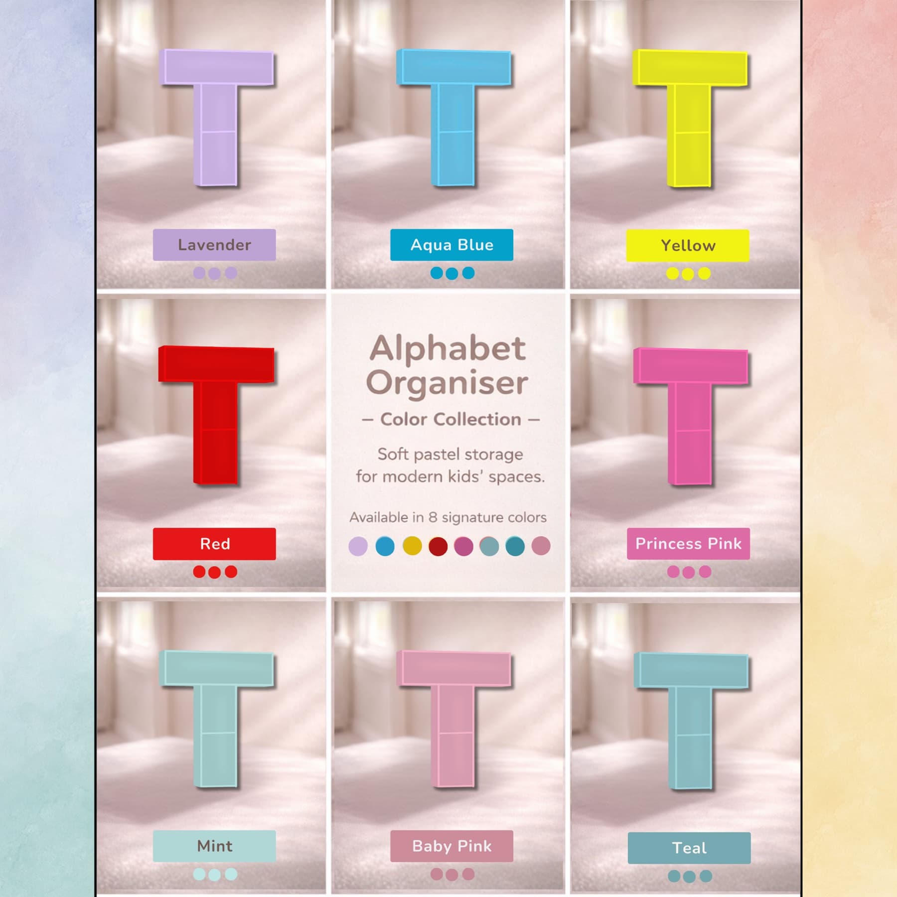 Alphabet Shelf Letter T alternate