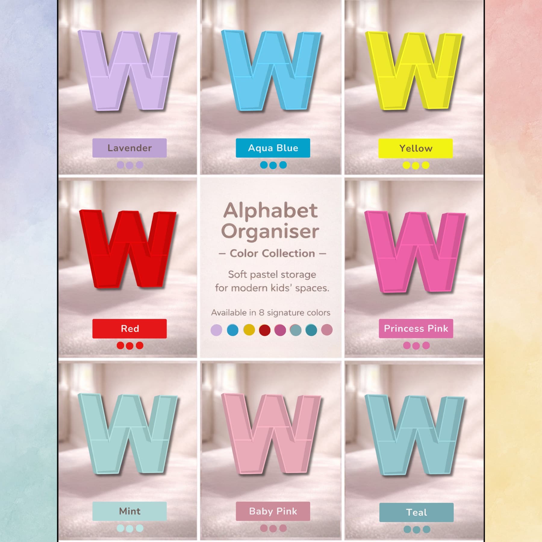 Alphabet Shelf Letter W alternate