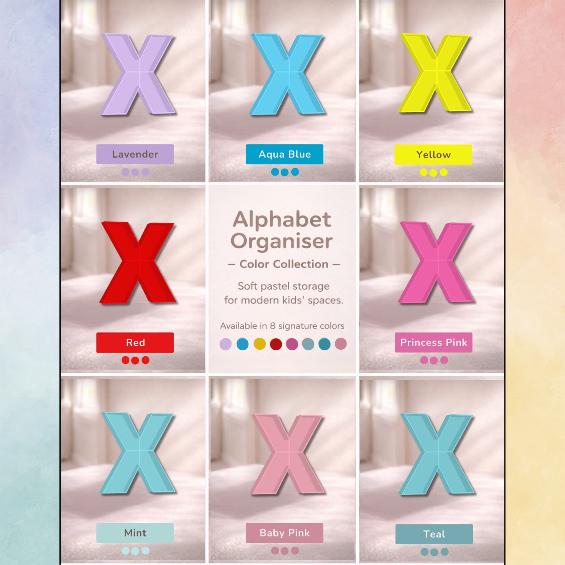 Alphabet Shelf Letter X alternate