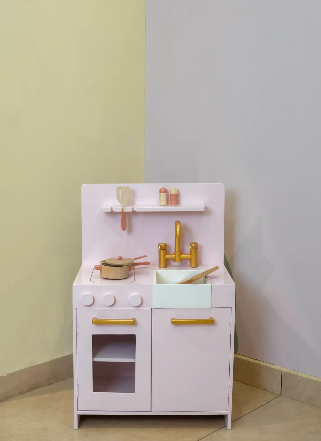 Wooden Kids Play Kitchen alternate