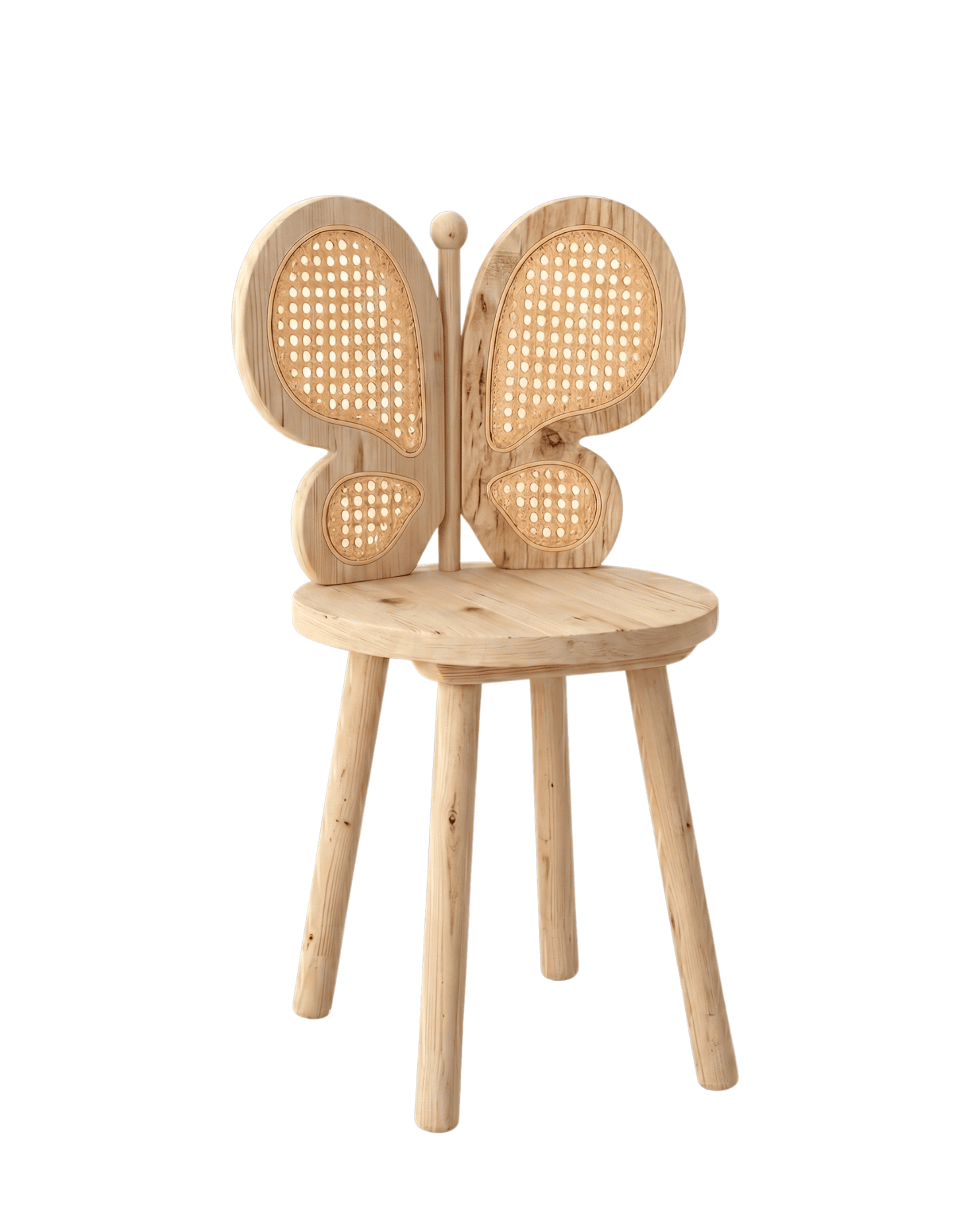 Butterfly Caned Chair