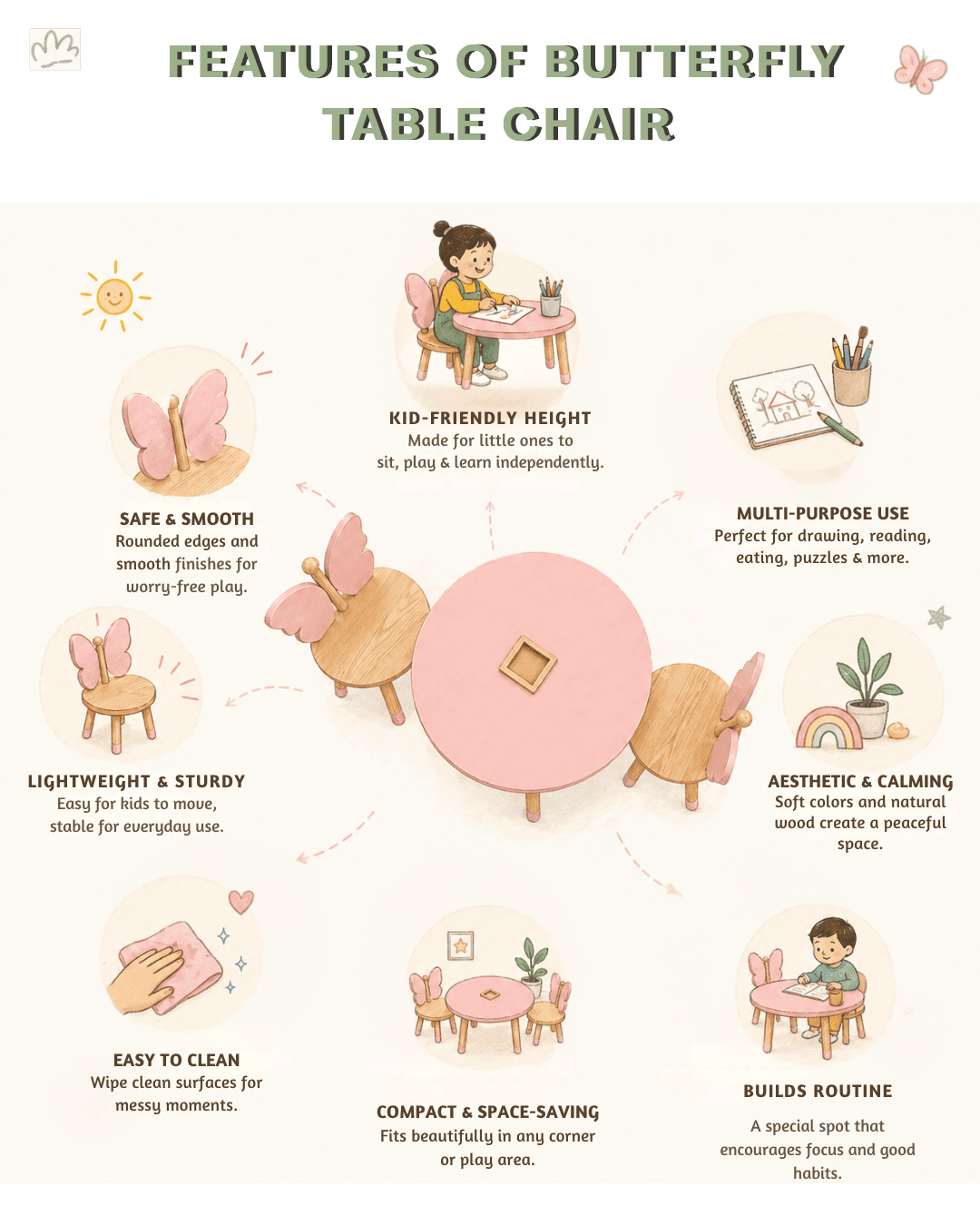 Butterfly Chair & Table Set — image 5