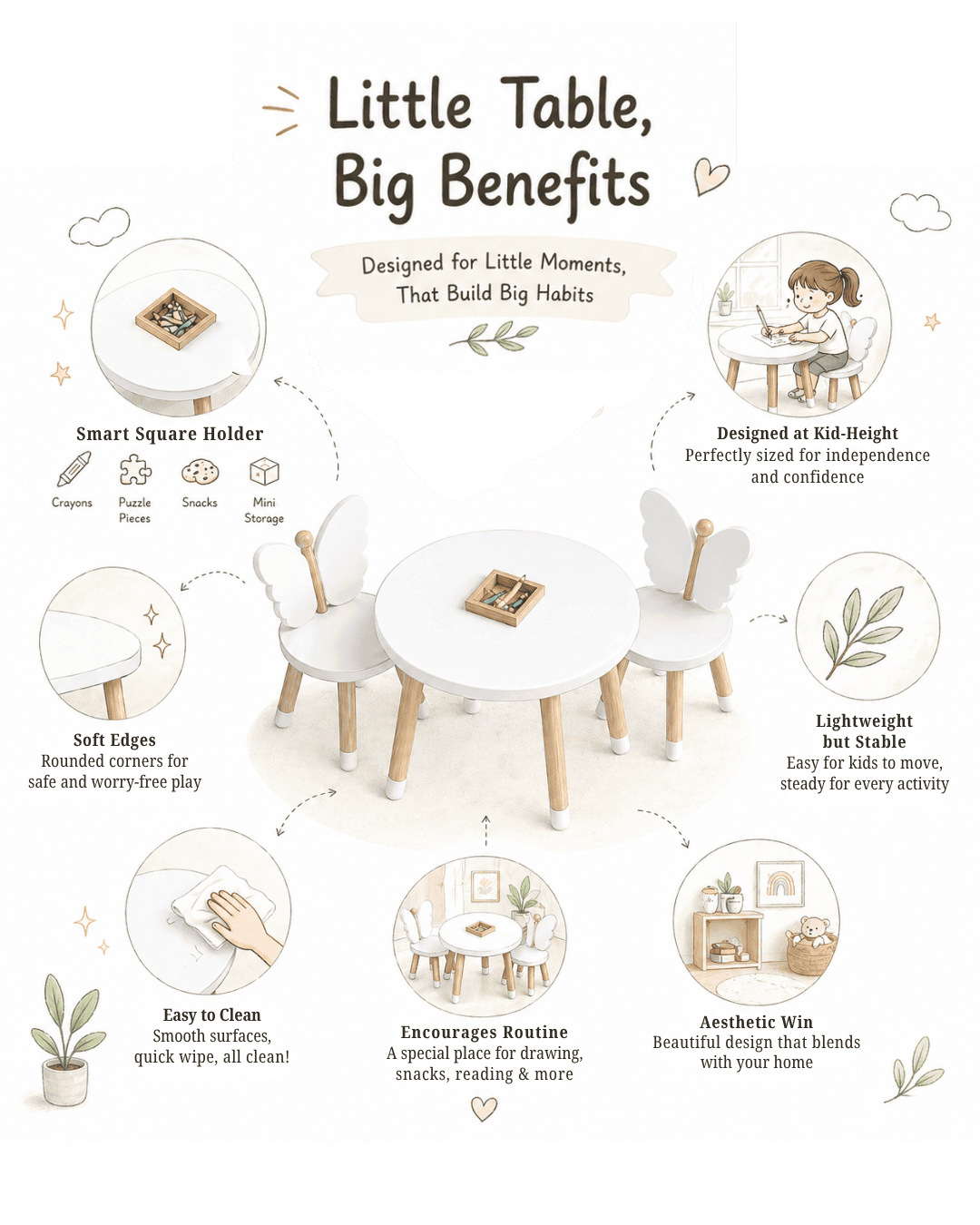Butterfly Chair & Table Set — image 12